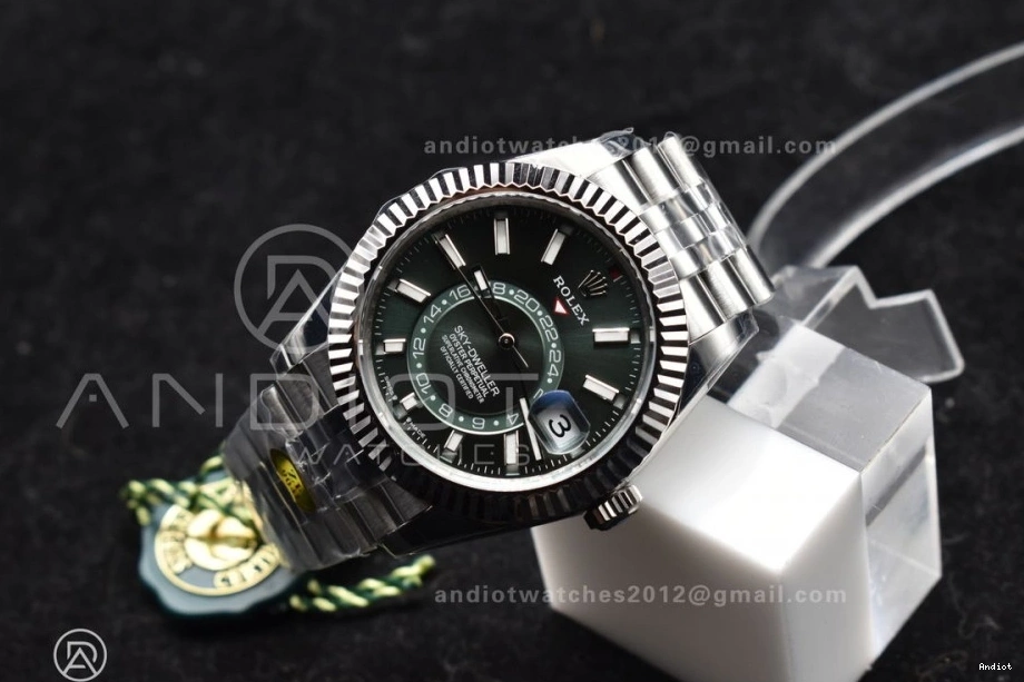 on SS A 1088 Dial Edition Green ZF Durable 1:1 Bracelet Jubilee Sky-Dweller 904L 326934 SS Best 0817
